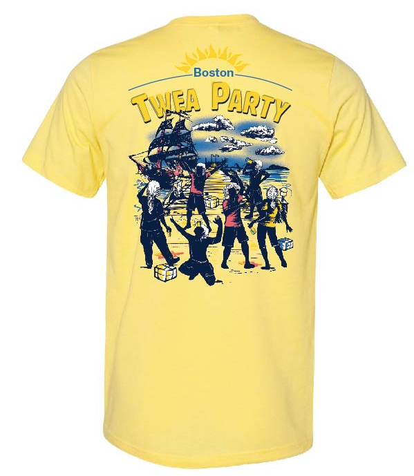 Boston Twea Party Yellow Tee - The TFM Store - Shirt, shirts, Splash, TGI, TGI Order