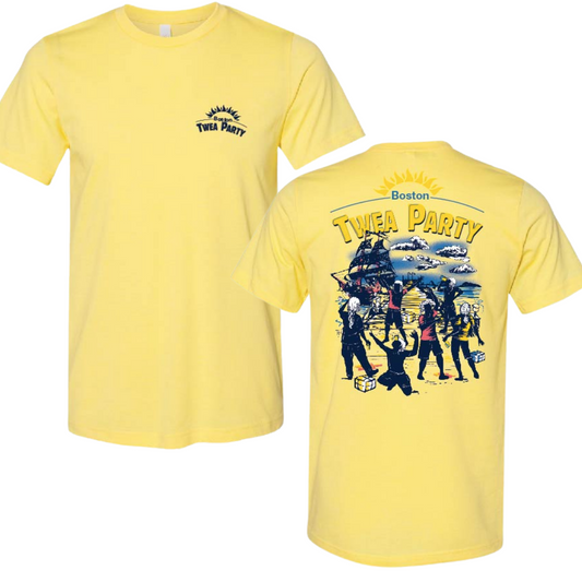 Boston Twea Party Yellow Tee - The TFM Store - Shirt, shirts, Splash, TGI, TGI Order
